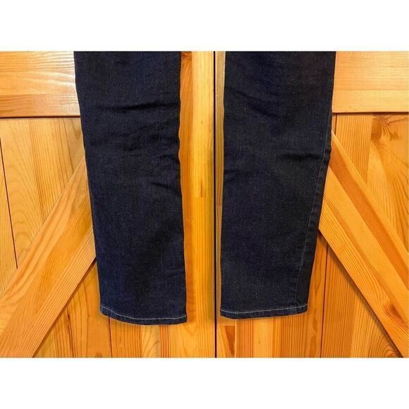 J Jill skinny jeans, stretch size 4 mid rise dark wash (3407) - Picture 5 of 8